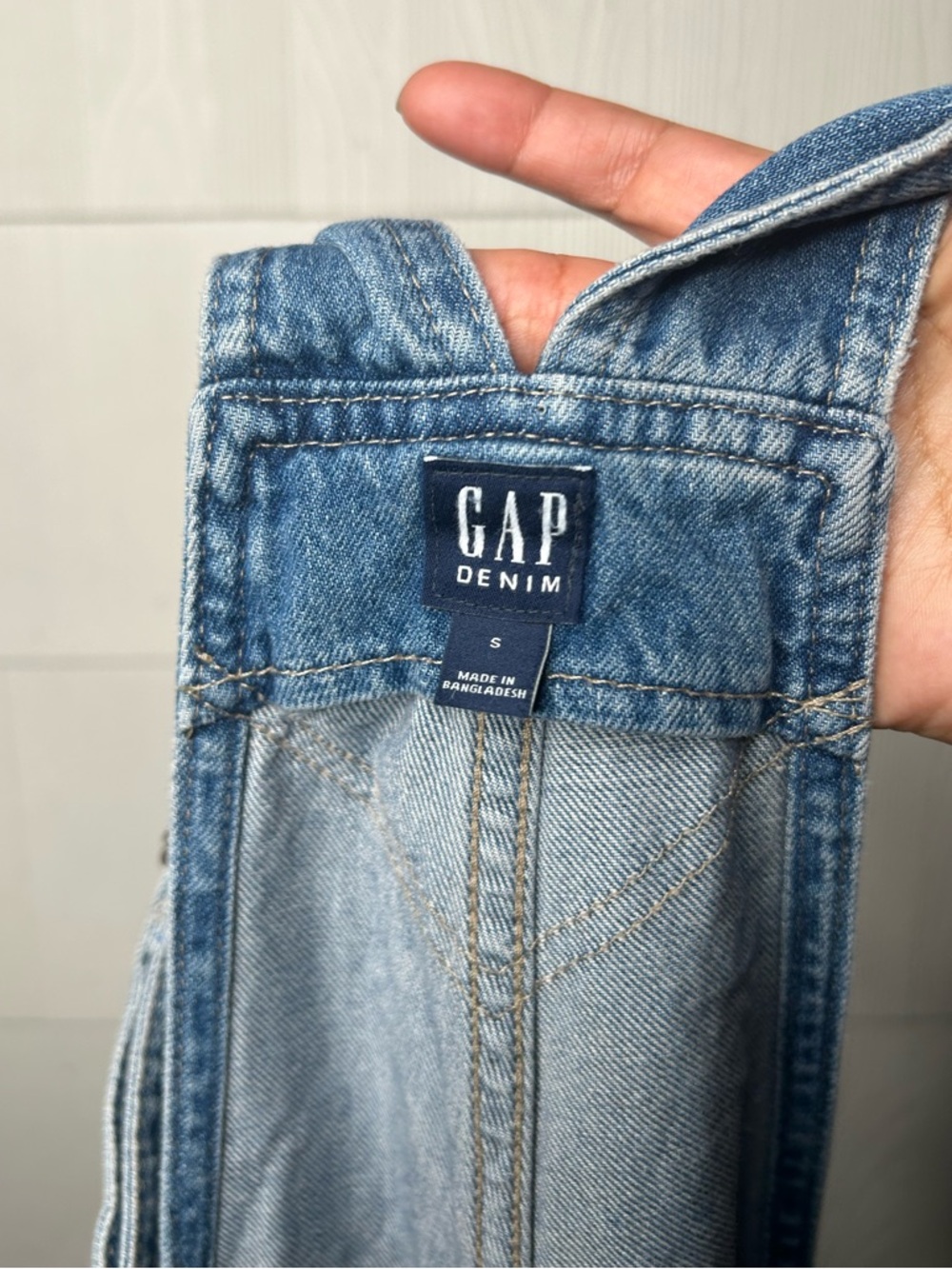 GAP Light Blue Denim Women’s Overalls - Picture 6 of 10